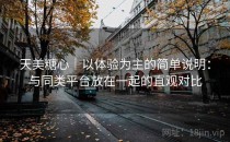 天美糖心｜以体验为主的简单说明：与同类平台放在一起的直观对比