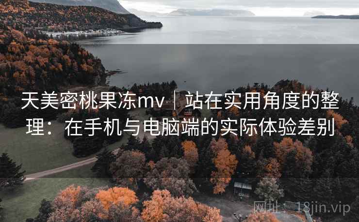 天美密桃果冻mv｜站在实用角度的整理：在手机与电脑端的实际体验差别  第1张