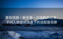蘑菇视频｜新手第一次接触的记录：不同人群使用场景下的适配度观察