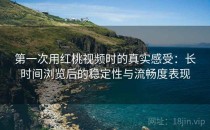 第一次用红桃视频时的真实感受：长时间浏览后的稳定性与流畅度表现