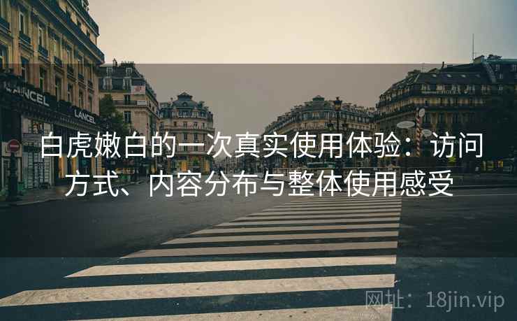 白虎嫩白的一次真实使用体验：访问方式、内容分布与整体使用感受  第2张