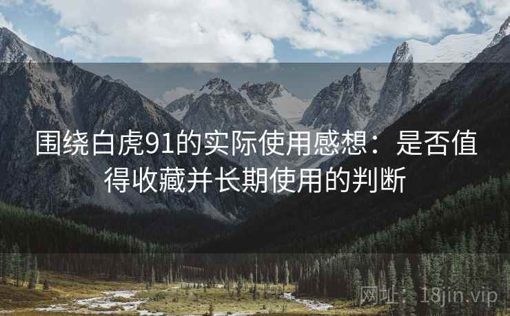 围绕白虎91的实际使用感想：是否值得收藏并长期使用的判断  第2张