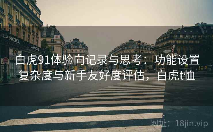 白虎91体验向记录与思考:功能设置复杂度与新手友好度评估,白虎t恤 第2张 白虎91体验向记录与思考:功能设置复杂度与新手友好度评估,白虎t恤 第2张